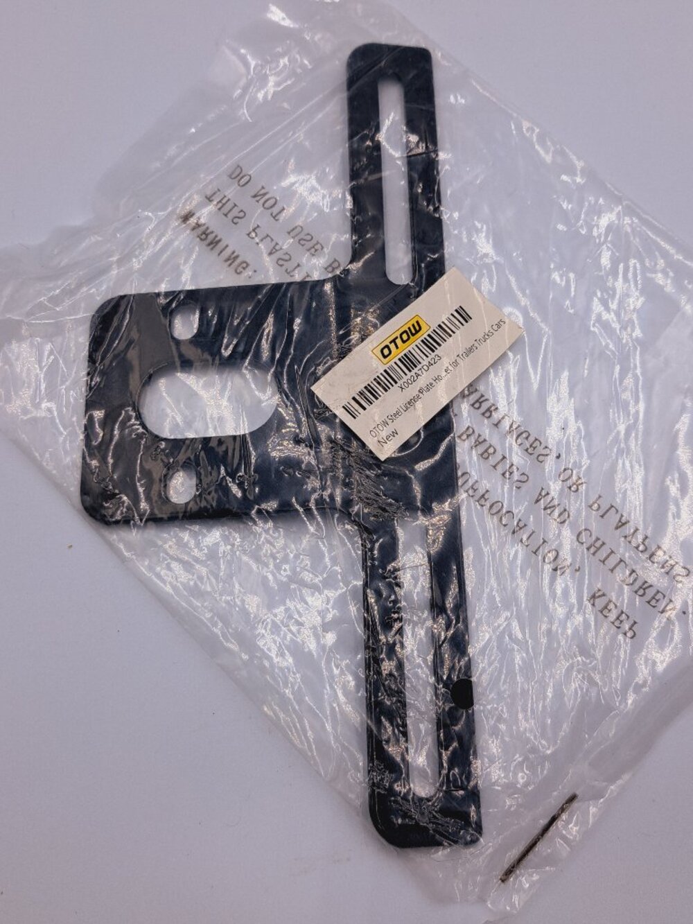 Steel Heavy Duty License Plate Bracket & Light Mount for Cars Trucks & More